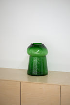 Ihop glass vase (green)