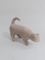 かがむ猫